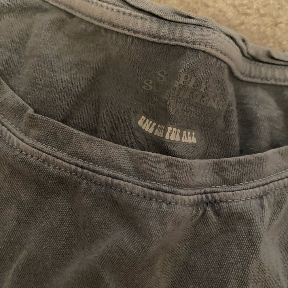 Simply Southern Charcoal Tee - Picture 2 of 2